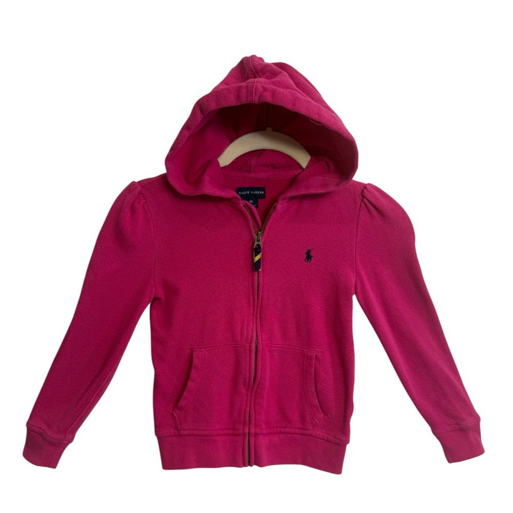 Ralph‎ Lauren LITTLE GIRLS Zip-Up Hoodie, SIZE 6X